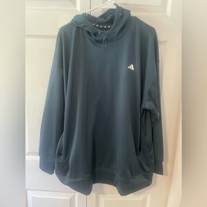 Adidas Dark Teal Pullover Hoodie